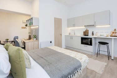 1 bed studio, Oxford Place, Rusholme, Manchester, M145EE - Image 6